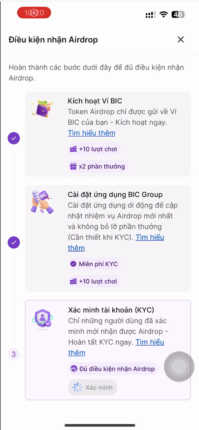 Xác minh tài khoản